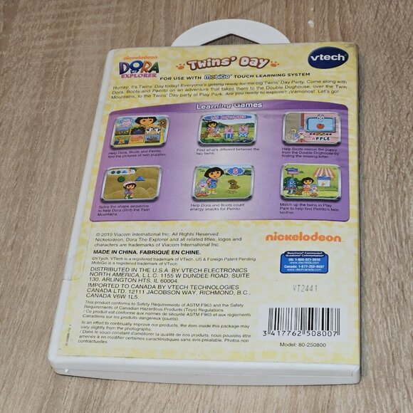 VTech Mobigo 2 Touch Learning System  Game Dora The Explorer & Jake Neverland - Picture 3 of 5